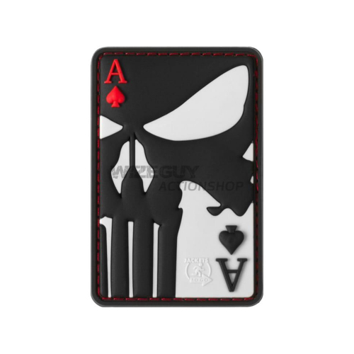 3D Rubber Patch: Punisher Ace of Spades i gruppen Taktisk Utrustning / Patches hos Wizeguy Sweden AB (JTG-023888)