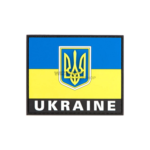 3D Rubber Patch: Ukraina flagga i gruppen Taktisk Utrustning / Patches hos Wizeguy Sweden AB (JTG-035407)