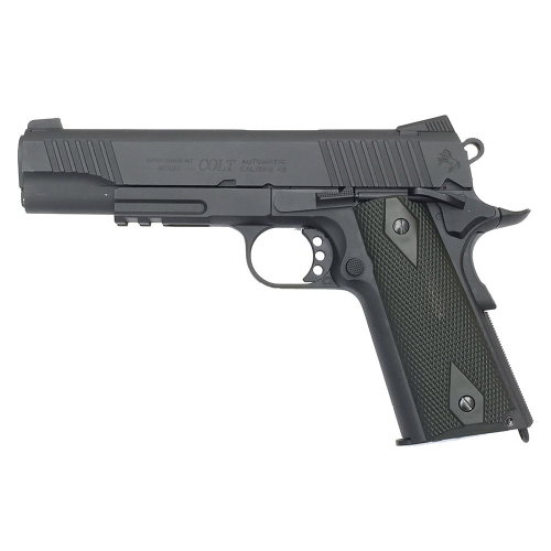 Colt 1911 RAIL GUN Series Svart i gruppen Airsoft / Airsoft Pistoler / Colt 1911 airsoft pistol hos Wizeguy Sweden AB (as-cg-gun-0073)