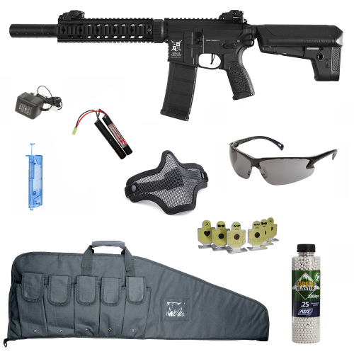 Startpaket Airsoft - Delta Armory AR15 SilentOps 9” Charlie i gruppen Airsoft / Airsoftpaket hos Wizeguy Sweden AB (as-erbju-0031)