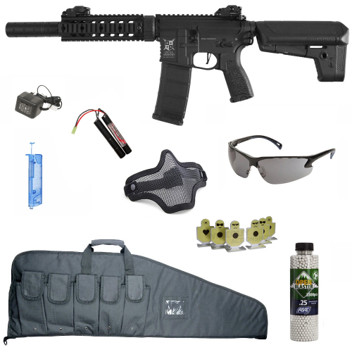 Startpaket Airsoft - Delta Armory AR15 SilentOps 7 Charlie i gruppen Airsoft / Airsoftpaket hos Wizeguy Sweden AB (as-erbju-0032)