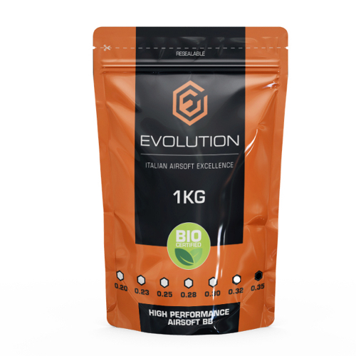 Evolution 0,35g High Performance BBs BIO i gruppen Airsoft / Airsoft Ammunition / Soft air gun kulor hos Wizeguy Sweden AB (as-evo-bb-0006)