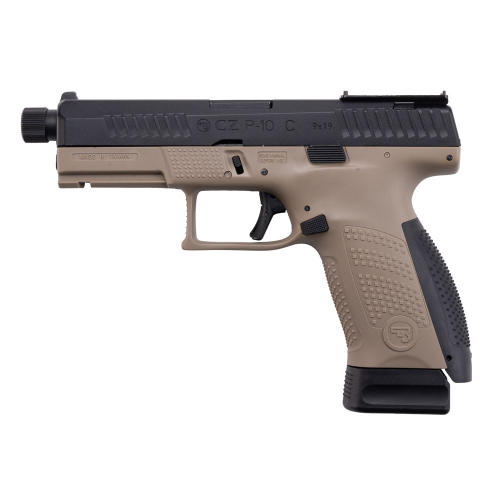 CZ P-10C OR-OT Co2 GBB Svart/FDE i gruppen Airsoft / Airsoft Pistoler hos Wizeguy Sweden AB (asg-19924)