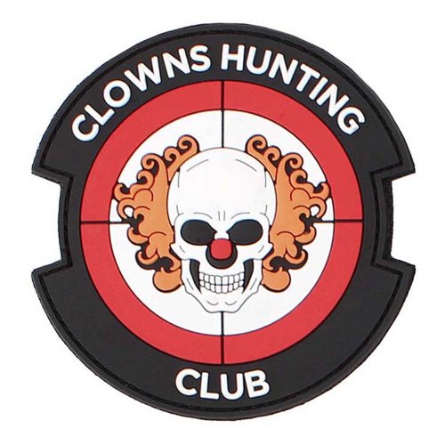 Patch 3D PVC Clowns Hunting Club i gruppen Taktisk Utrustning / Patches hos Wizeguy Sweden AB (inc-patch-3115)