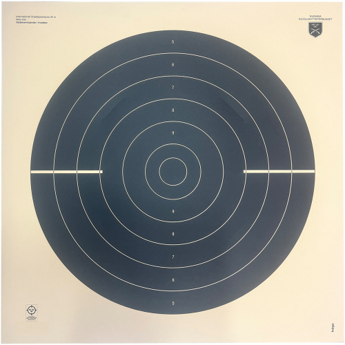 Pistoltavla 25m Snabbpistol Int. Wp. 60x60cm i gruppen Skytte / Mltavlor & Tillbehr hos Wizeguy Sweden AB (rs-ges-24822)